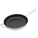 Сковорода с алмазным покрытием, 32 см, сплав алюминия, стальной, серия Nonstick Clad, SDP3632i, SWISS DIAMOND, Швейцария