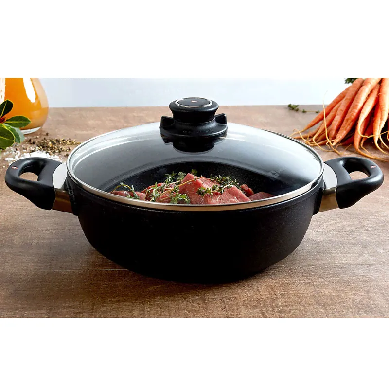 Сотейник с крышкой с двумя ручками Swiss Diamond XD Classic Induction 24см-1