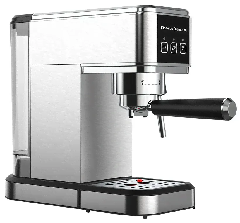 Graef Кофеварка рожковая с капучинатором Swiss Diamond SD-ECM 004 / рожковая кофеварка / кофеварка рожкового типа кофеварки и кофемашины