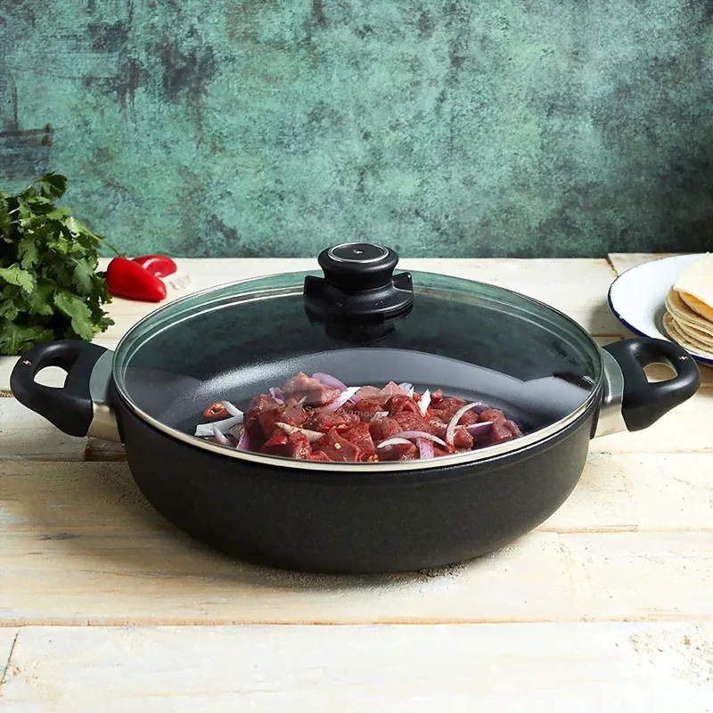 Сотейник с крышкой с двумя ручками Swiss Diamond XD Classic Induction 24см-2