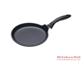 Алюминиевая блинная сковорода с алмазным покрытием 24 см, Черная, Swiss Diamond XD Classic+ Induction