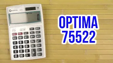 Распаковка Optima 12-разрядный (75522)