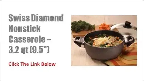 [Nonstick Casserole] Swiss Diamond Nonstick Casserole - 3.2 qt (9.5")